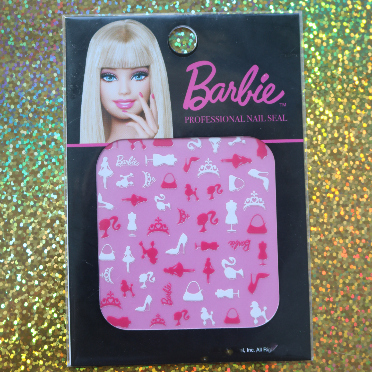Pink Barbie nail Seal